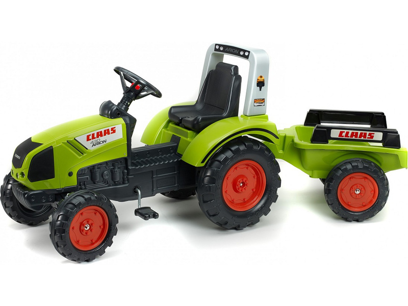 FALK - Šlapací traktor Claas Arion 430 s vlečkou | pkmodelar.cz