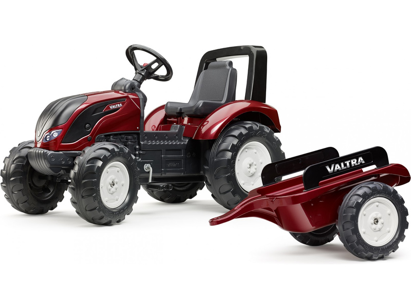 FALK - Šlapací traktor Valtra S4 s vlečkou | pkmodelar.cz