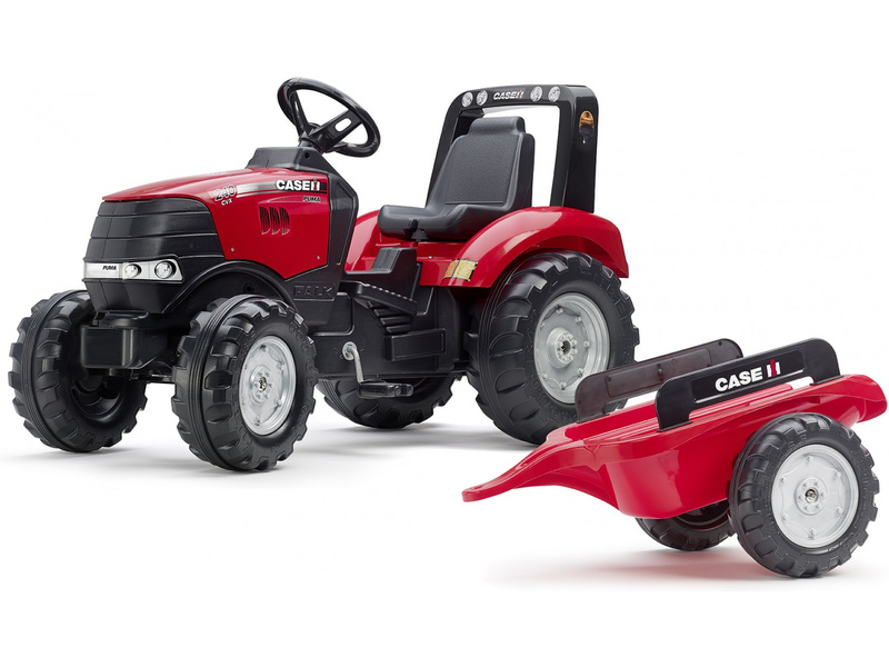 FALK - Šlapací traktor Case IH Puma 240CVX s vlečkou