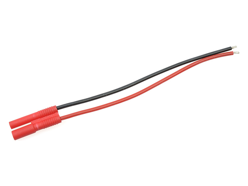 Konektor zlacený 2.0mm samec s kabelem 20AWG 10cm | pkmodelar.cz