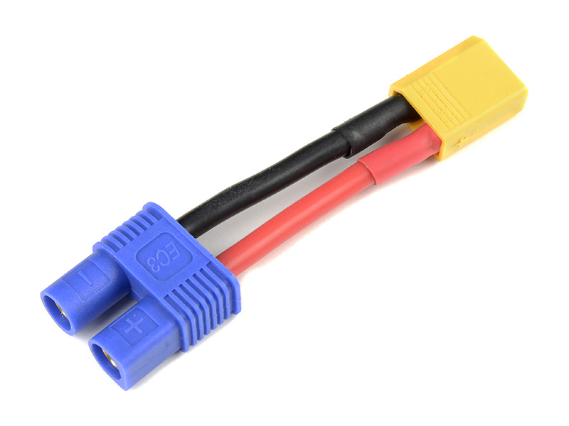 Konverzní kabel EC3 samice - XT-30 samec 14AWG | pkmodelar.cz