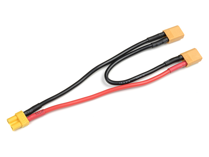 Sériový Y-kabel XT-30 14AWG 12cm | pkmodelar.cz