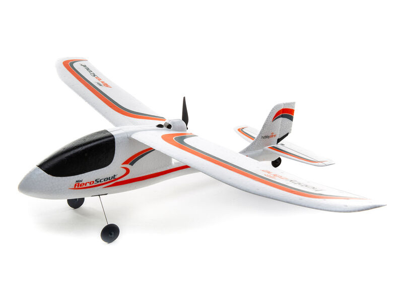 RC model letadla Hobbyzone Mini AeroScout 0.8m RTF | pkmodelar.cz