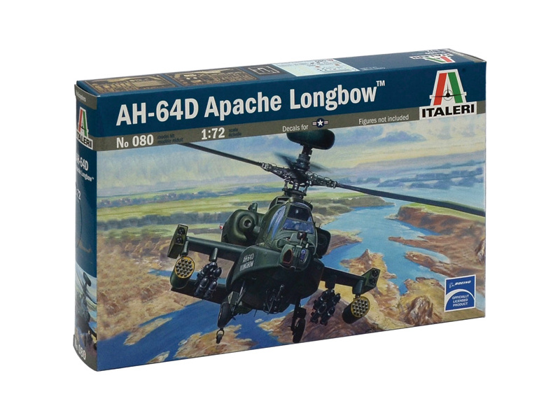 Plastikový model vrtulníku Italeri 0080 AH-64D Apache Longbow (1:72)