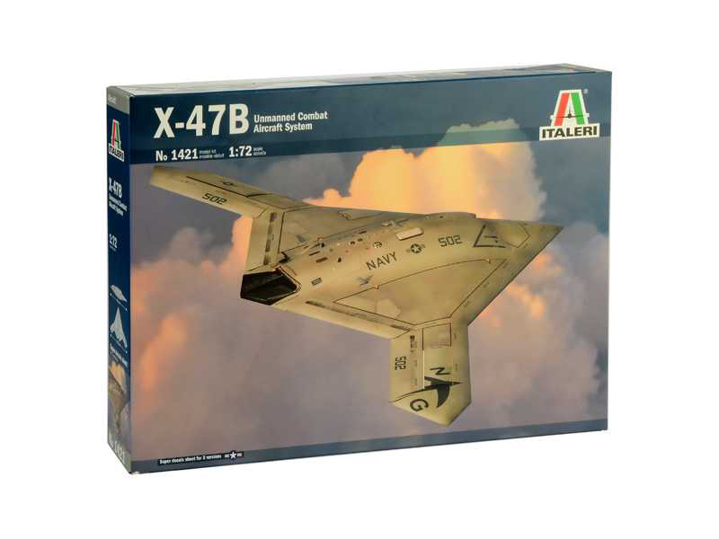 Plastikový model letadla Italeri 1421 Northrop Grumman X-47B (1:72)