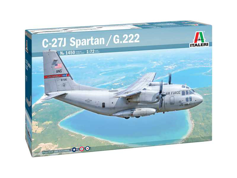 Plastikový model letadla Italeri 1450 C-27J Spartan / G.222 (1:72)