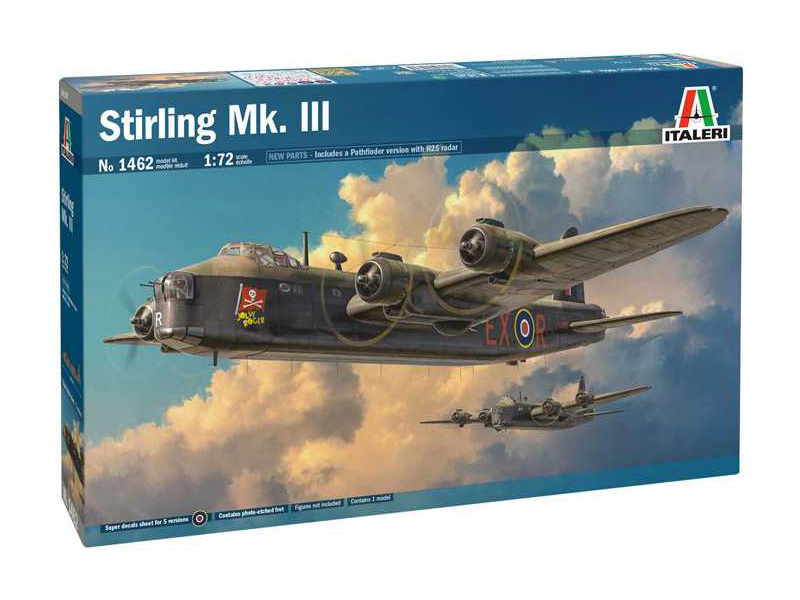 Italeri 1462 Short Stirling Mk.III (1:72) | pkmodelar.cz
