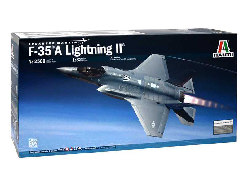 Plastikový model letadla Italeri 2506 Lockheed F-35A Lightning II (1:32)