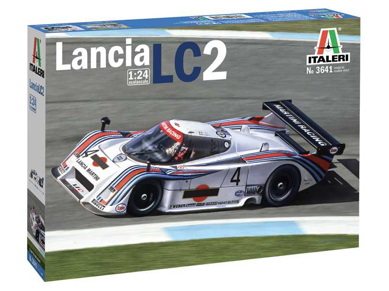 Plastikový model auta Italeri 3641 Lancia LC2 (1:24)