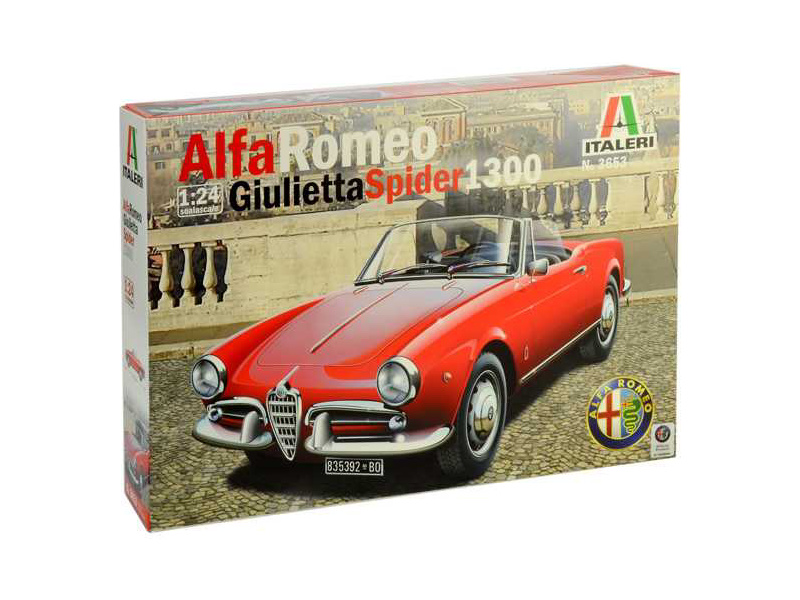 Plastikový model auta Italeri 3653 Alfa Romeo Giulietta Spider 1300 (1:24)