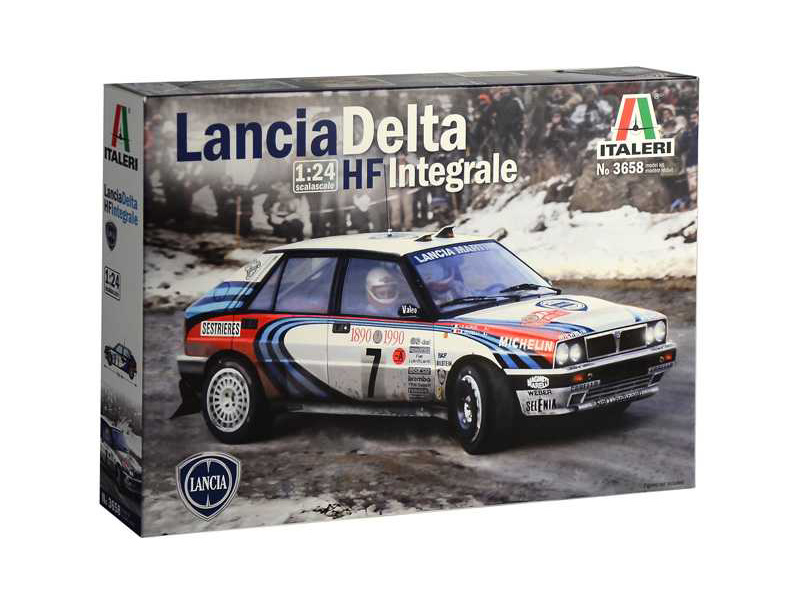 Plastikový model auta Italeri 3658 Lancia Delta HF Integrale (1:24)