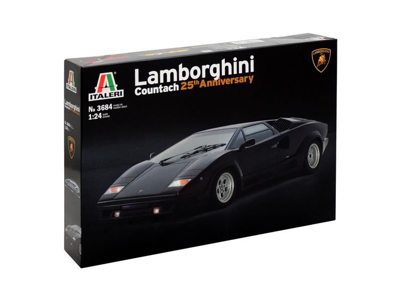 Plastikový model auta Italeri 3684 Lamborghini Countach 25. výročí (1:24)