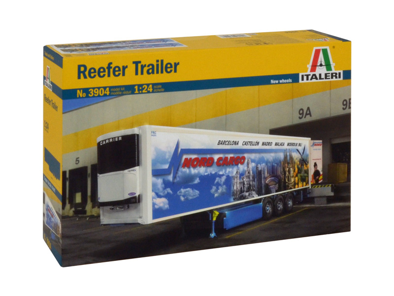 Plastikový model přívěsu Italeri 3904 REEFER TRAILER (1:24) | pkmodelar.cz