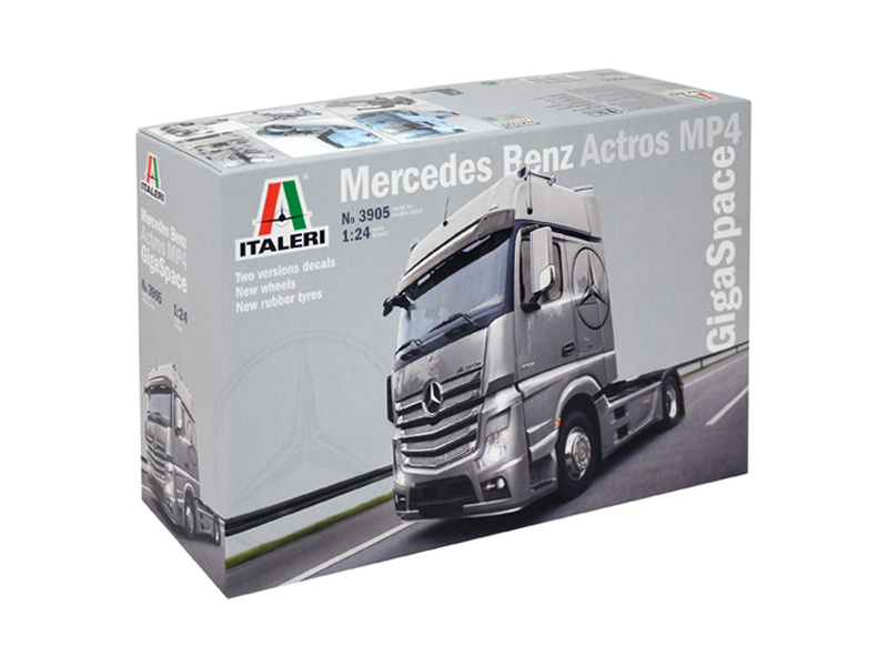  Italeri 3905 kamion Mercedes Benz Actros MP4 Gigaspace (1:24)