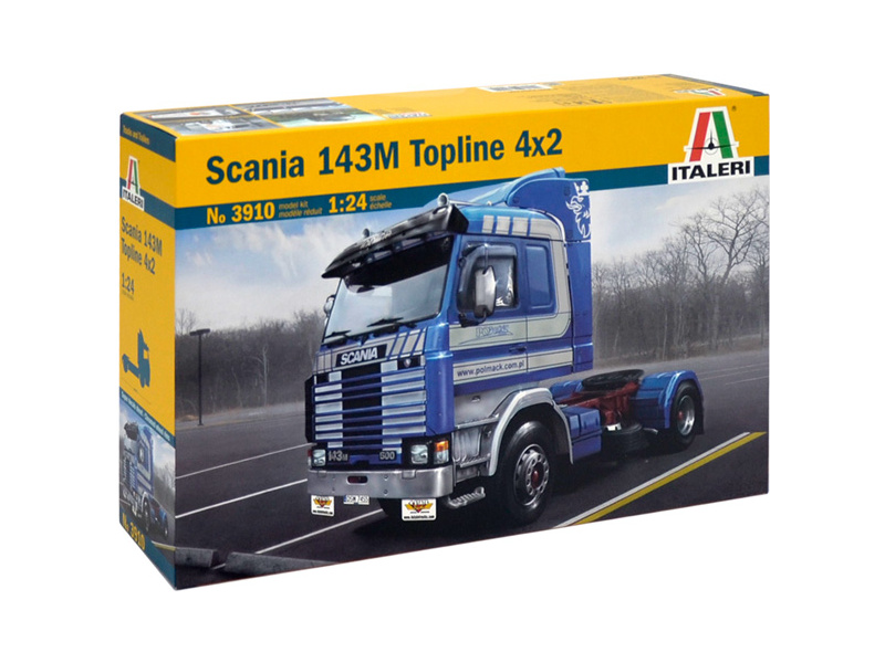 Plastikový model trucku Italeri 3910 SCANIA 143M TOPLINE 4x2 (1:24) | pkmodelar.cz