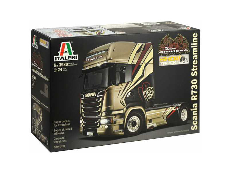 Plastikový model trucku Italeri 3930 Scania R730 Streamline Team Chimera (1:24)