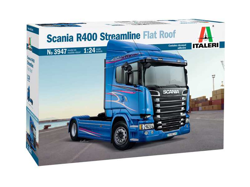 Plastikový model trucku Italeri 3947 Scania R400 Streamline Flat Roof (1:24)