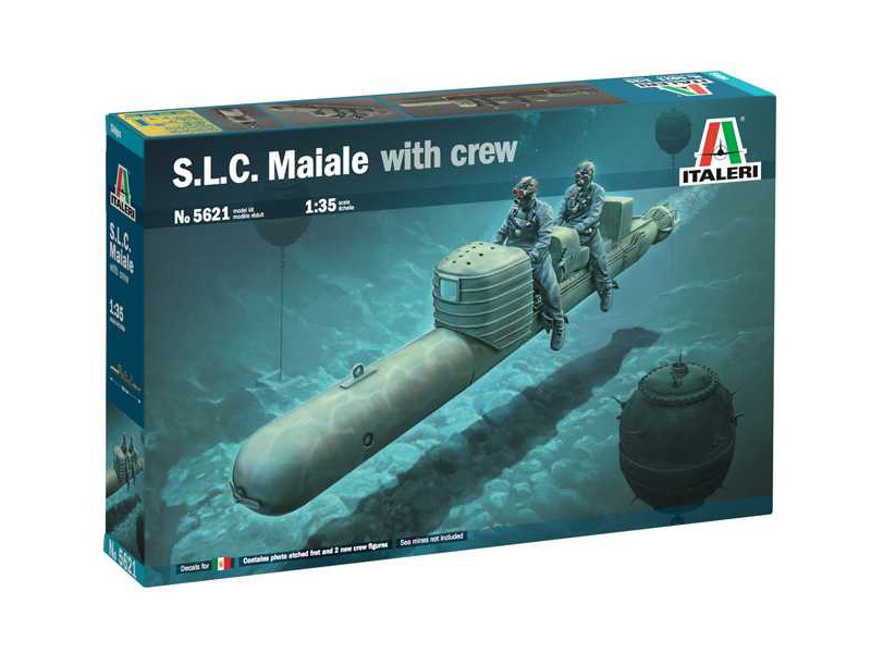 Plastikový model ponorky Italeri 5621 SLC Maiale (1:35)