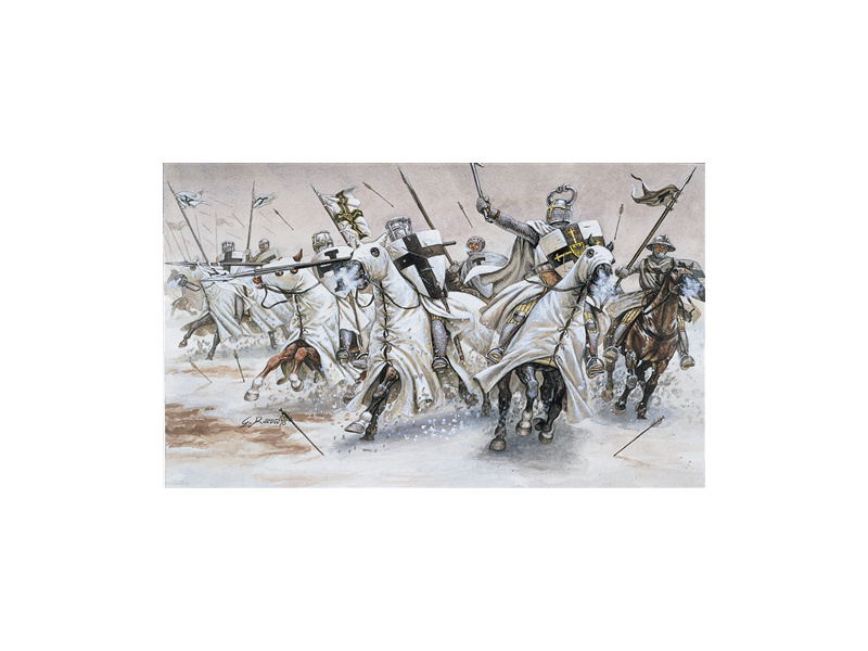 Italeri figurky - TEUTONIC KNIGHTS (MEDIAVAL ERA) (1:72)