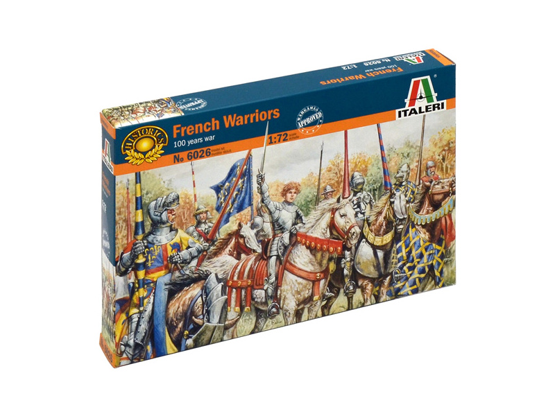 Italeri figurky - FRENCH WARRIORS (100 YEARS WAR) (1:72)