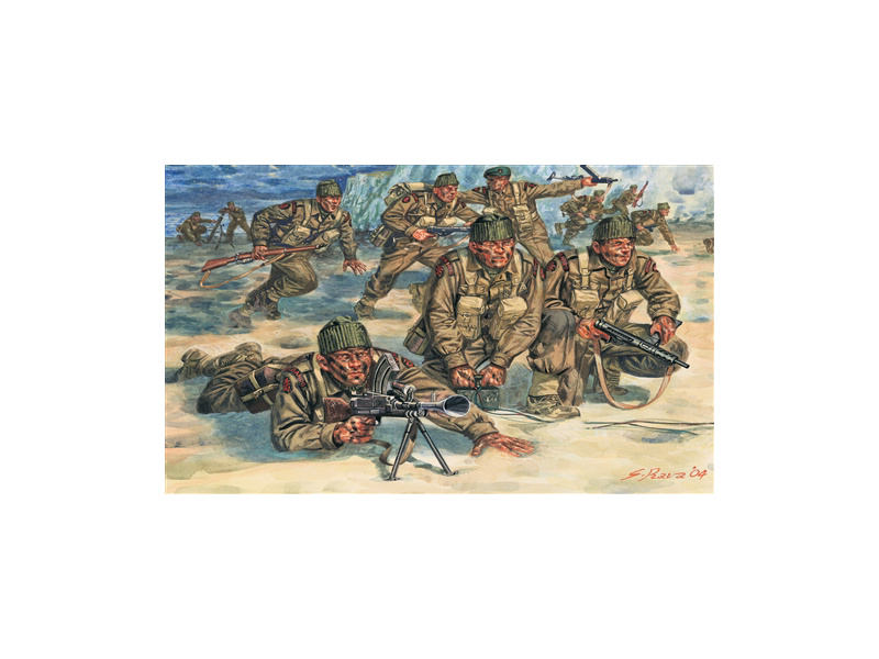 Italeri figurky - WWII - BRITISH COMMANDOS (1:72)