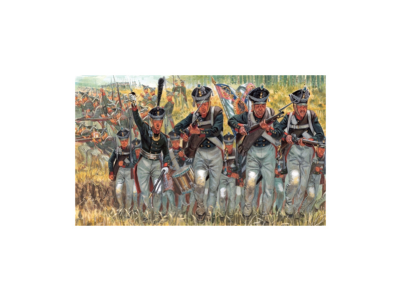 Italeri figurky - NAPOLEONIC WARS: RUSSIAN INFANTRY (1:72)