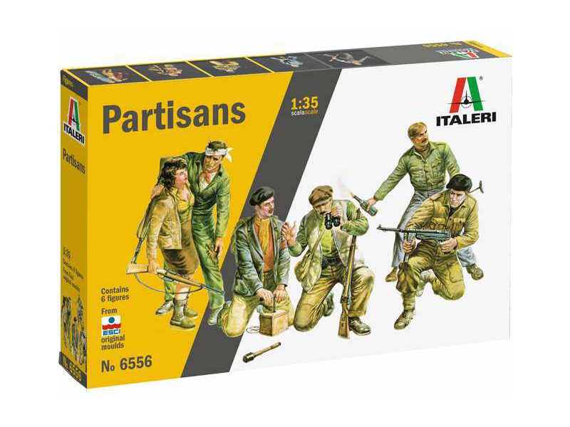 Plastikový model vojáků Italeri 6556 Partisans (1:35)