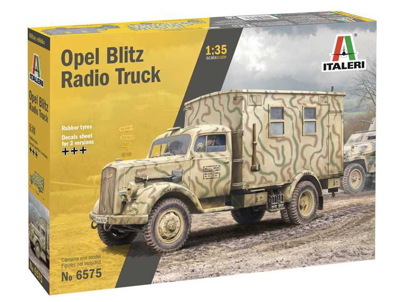 Plastikový model vojenské techniky Italeri 6575 Opel Blitz rádiový vůz (1:35)