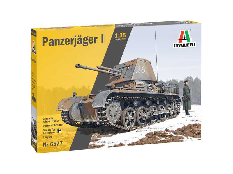 Plastikový model tanku Italeri 6577 Panzerjäger I (1:35) | pkmodelar.cz