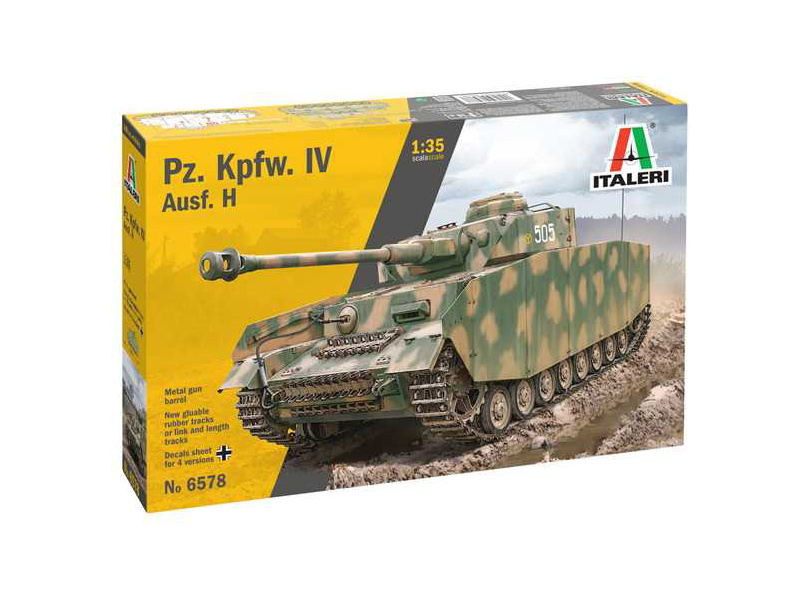 Plastikový model tanku Italeri 6578 Pz. Kpfw. IV Ausf. H (1:35)