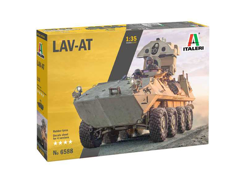Plastikový model vojenské techniky Italeri 6588 LAV-25 AT (1:35)