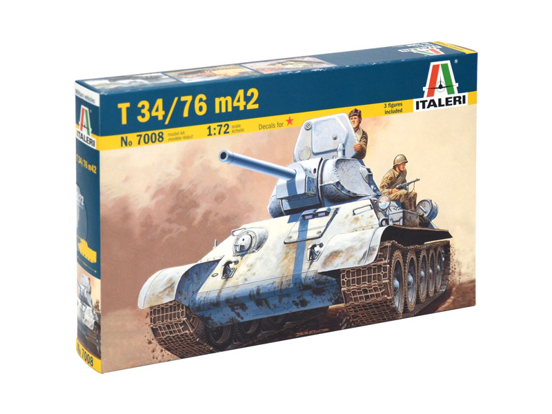 Plastikový model tanku Italeri 7008 T 34/76 M42 (1:72)