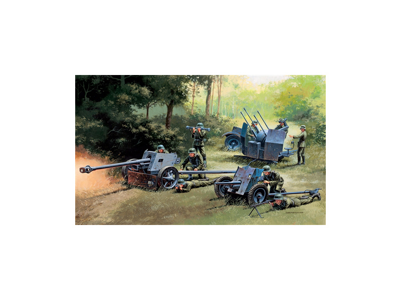 Italeri 7026 1:72 German gun s