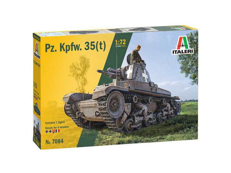 Plastikový model tanku Italeri 7084 - Pz. Kpfw. 35(t) (1:72) | pkmodelar.cz