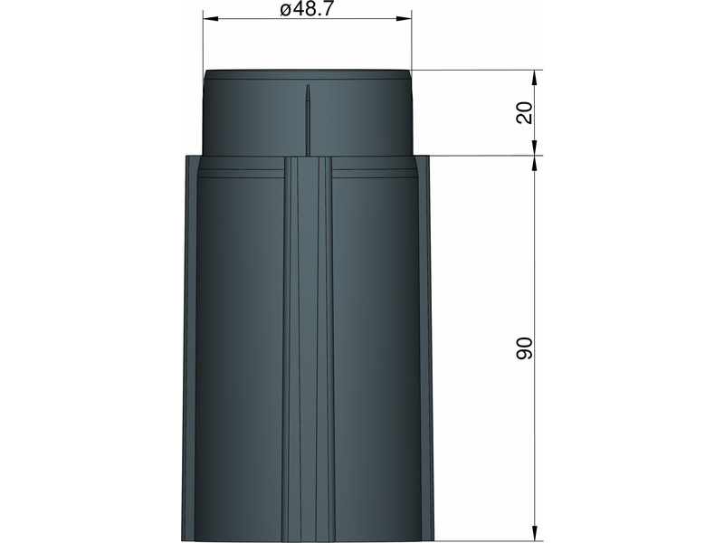 Klima Základna 50mm 3-stabilizátory černá