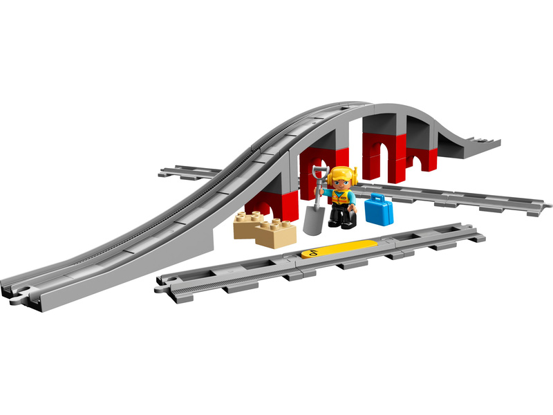LEGO DUPLO 10872 - Doplňky k vláčku – most a koleje