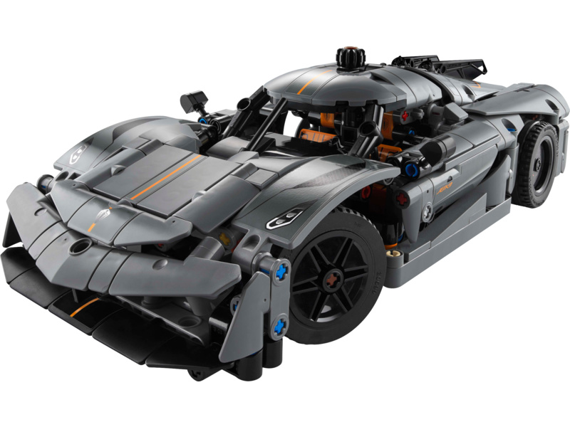 LEGO Technic - Šedé hyperauto Koenigsegg Jesko Absolut