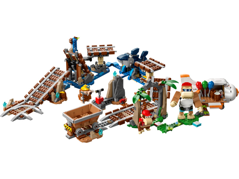 LEGO Super Mario - Diddy Kongova jízda v důlním vozíku – rozšiřující set