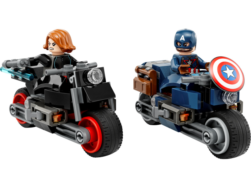 LEGO Marvel - Black Widow a Captain America na motorkách