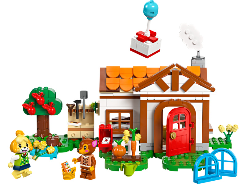 LEGO Animal Crossing - Návštěva u Isabelle | pkmodelar.cz