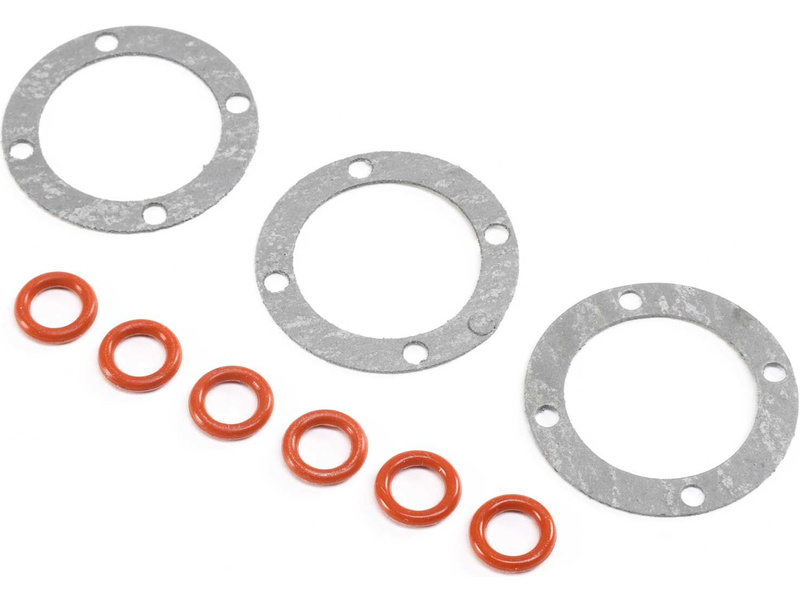 Losi O-kroužky diferenciálu, těsnění (3): LMT | pkmodelar.cz