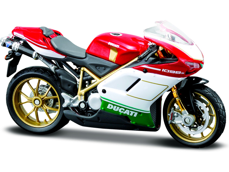 Maisto Ducati 1098 S Tricolore 1:18 | pkmodelar.cz