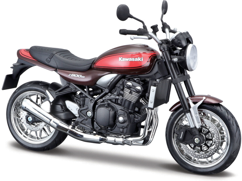 Model motocyklu Maisto Kawasaki Z900RS 1:12 tmavá červená