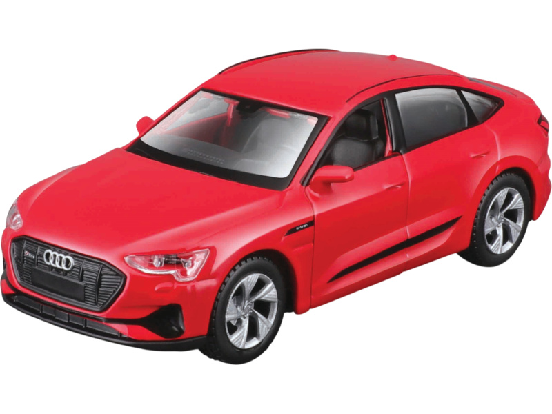 Maisto Audi e-tron Sportback 1:43 červená | pkmodelar.cz