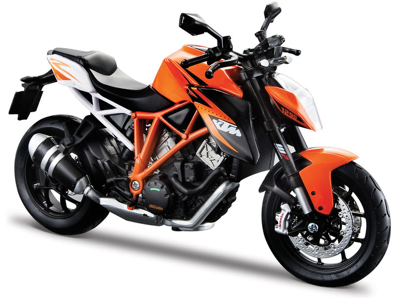 Model motocyklu Maisto KTM 1290 Super Duke R (oranžová) 1:12