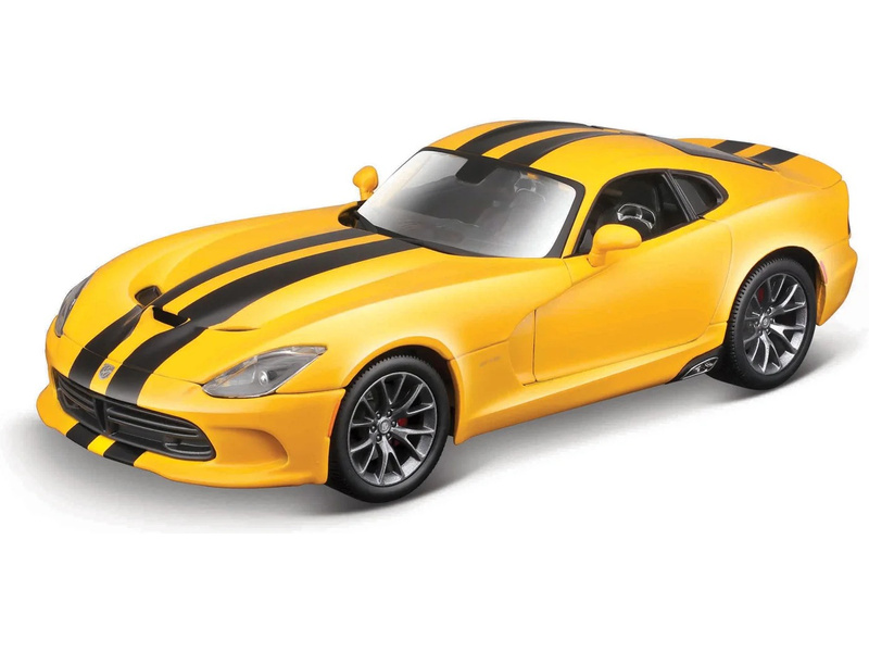 Maisto Dodge SRT Viper GTS 2013 1:18 žlutá | pkmodelar.cz