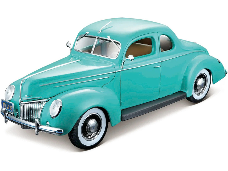 Maisto - 1939 Ford Deluxe Coupe, zelený, 1:18 | pkmodelar.cz