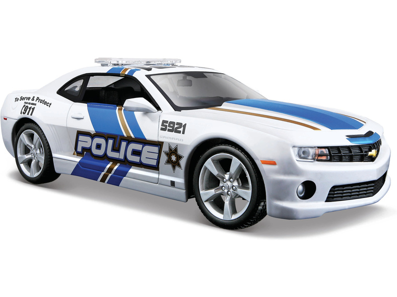 Maisto Chevrolet Camaro SS 2010 1:24 bílá | pkmodelar.cz