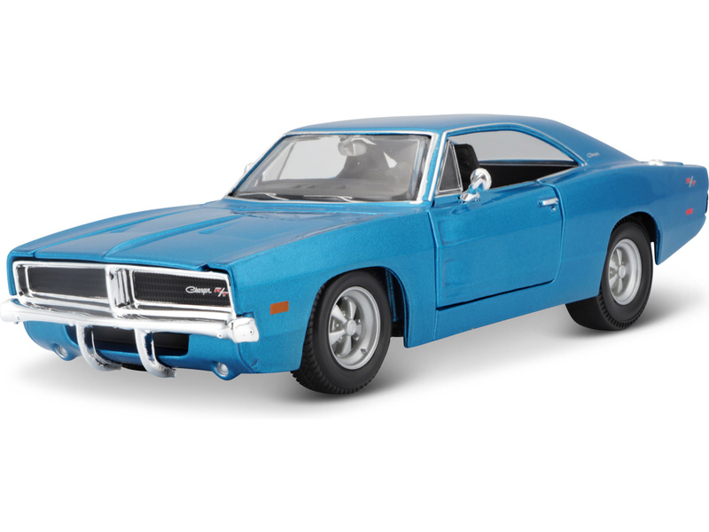 Maisto Dodge Charger R/T 1969 1:25 modrá metalíza