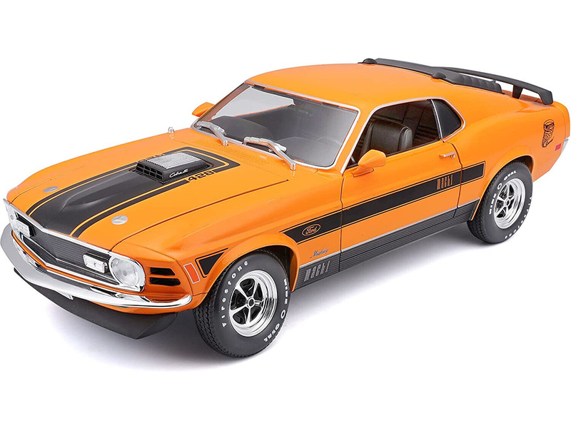 Maisto Ford Mustang Mach 1 1970 1:18 oranžová | pkmodelar.cz